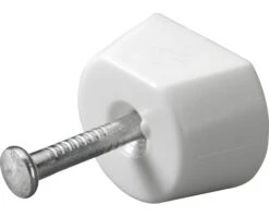 HETTICH Plankdrager Met Spijkerpin, Kunststof Wit, 100 Stuks