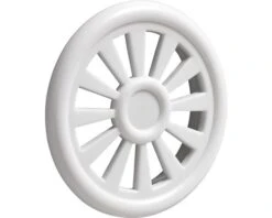 HETTICH Ventilatierooster Ø 40 Mm Kunststof Wit, 50 Stuks