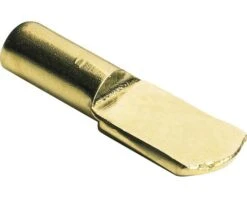 HETTICH Plankdrager Lepelvormig, Vermessingd, 4 Mm, 100 Stuks