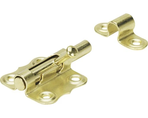 HETTICH Meubelgrendel, Vermessingd 50 X 45 Mm, 5 Stuks 2 HETTICH Meubelgrendel, Vermessingd 50 X 45 Mm, 5 Stuks