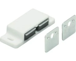 HETTICH Magneetsluiting Dubbel Wit (max. 2x 3 Kg), 25 Stuks