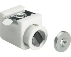 HETTICH Magneetsluiting Verstelbaar Wit (max. 2 Kg), 5 Stuks