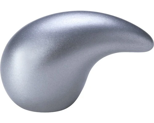 Meubelknop Druppel Kunststof Zilver, 39 Mm 3 Meubelknop Druppel Kunststof Zilver, 39 Mm